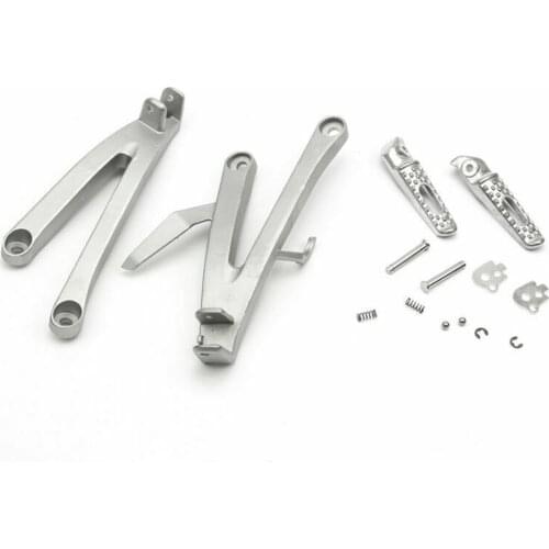 Motorcycle CNC Rear Passenger Foot Pegs Aluminum Footrest Bracket Pedal for Honda CBR600RR 2007-2018