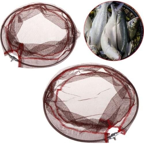 Portable Fishing Net Mesh Bag Silicone Landing Net High Density Tackle Accessories 35/40cm