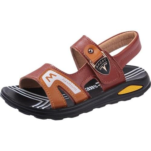 Skoex Childrens Boy Sandals Casual Sport Beach Shoes Fashion Kids Summer Open Toe Strap Fisherman Shoes For Little Boy Sneakers