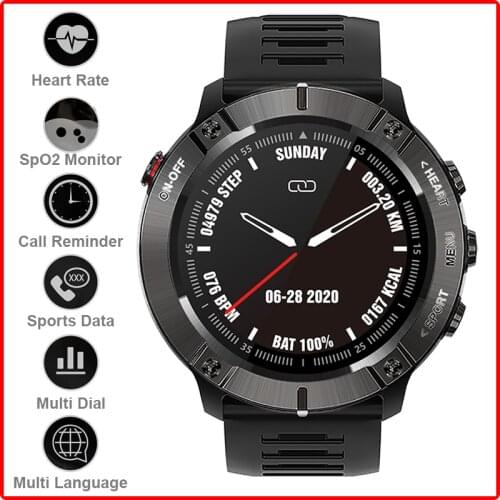 LOKMAT New Smart Watch Men IP68 Blood Pressure Heart Rate Monitor Sports Smartwatch Tracker For IOS Android Xiaomi Huawei ZEUS
