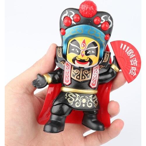 Traditional Creative Face Changing Makeup Doll Sichuan Figure Chinese Opera Toy Children Toys Birthday Christmas New Year Gift