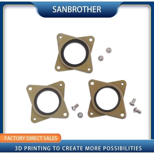 Upgraded NEMA 17 Stepper Steel and Rubber Vibration Dampers with M3 Screw -CNC for 3D Printer Creality CR-10, CR-10S, Ender 3