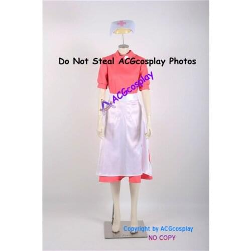Nurse Joy Cosplay Costume dress include headgear