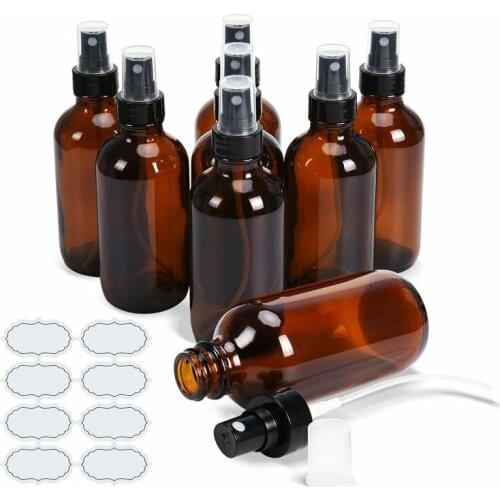 5ml/10ml/15ml/ 20ml/30ml/50ml/100ml Refillable Press Pump Glass Spray Bottle Oil Liquid Container Perfume Atomizer Travel Bottle