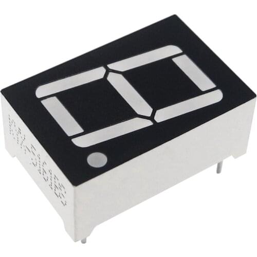 50pcs 1bit 1 bit Common Cathode Digital Tube 0.56" 0.56in. Red LED Digit 7 Segment I