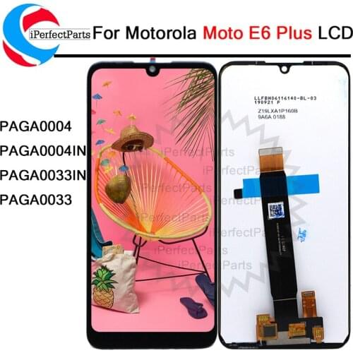 6.1'' For Motorola Moto E6 Plus LCD Display With Touch Screen Digitizer Replacement With Tools For Moto E6 plus LCD
