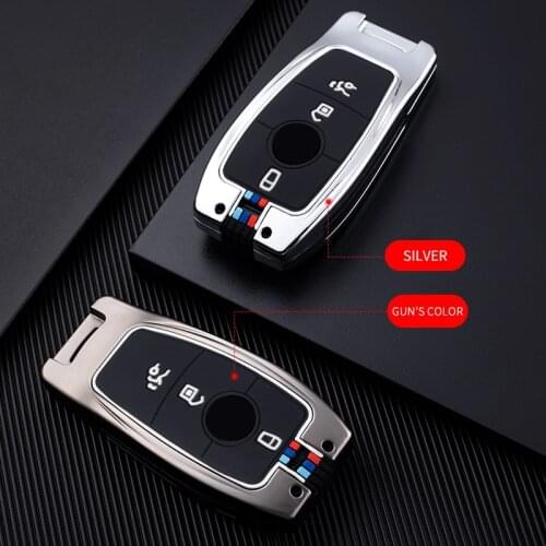 Car Key Cover Case Cover Case For Mercedes Benz 2017 E-Class E43 W213 E300 E400 Sedan keys with KeyChain Accessories