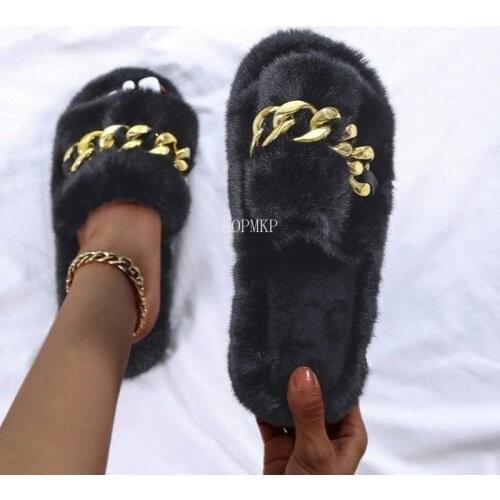 Decorate Womens Winter Warm Slippers Cozy Soft Plush Non Slip Flat Comfortable Luxury Indoor Kopmkp House Shoes Sapatos Mulher