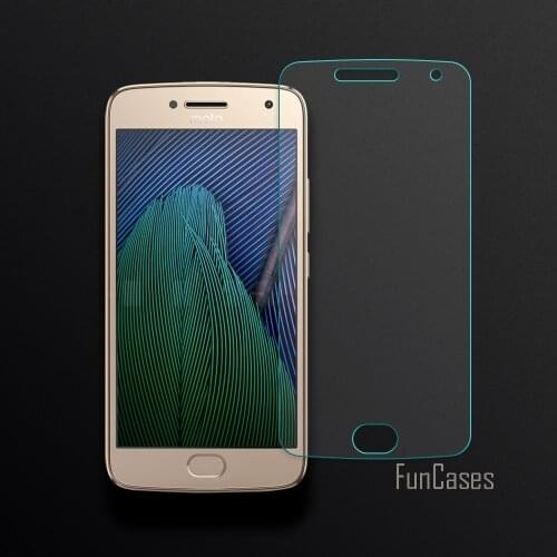 Screen Protector For Motorola G5 Plus X4 / X 2017 XT1684 XT1685 Tempered Glass For Motorola G5 Plus 2.5D Curved Edge Protective