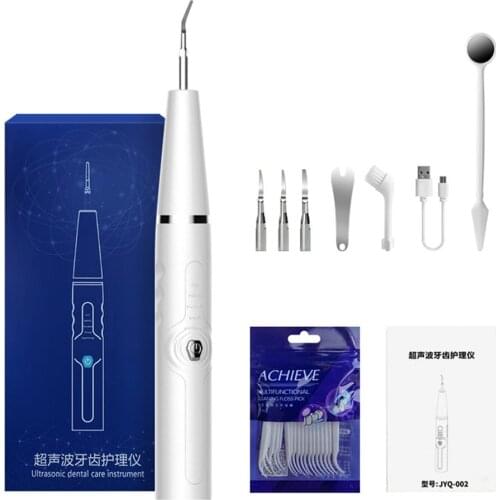 Electric Ultrasonic Dental Scaler Teeth Kit Teeth Calculus Tartar Remover Tools Cleaner Tooth Stain Oral Care
