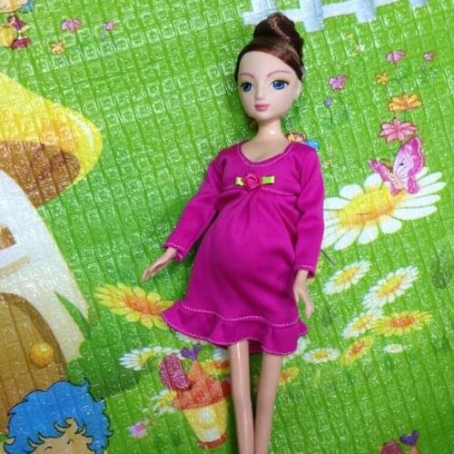 Baby girl toys New Pregnant Fashion Doll Belly And Baby Gift Box Package Plastic Educational Diy Toy Girls Movie & Tv 2020
