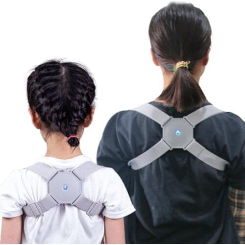 Intelligent Posture Adjustable Posture Corrector Trainer Kyphosis Upper Back Brace Clavicle Support student for Men for Women