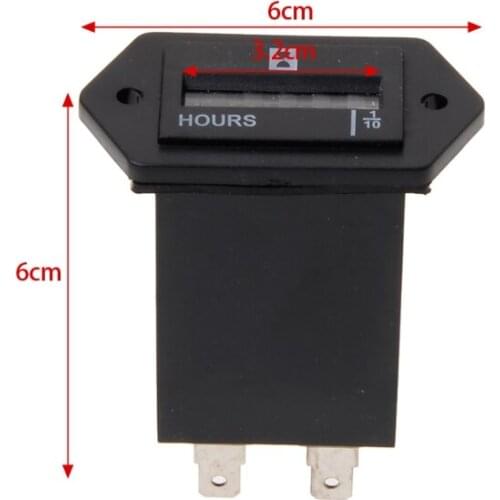 New DC10V-80V Generator Sealed Hour Meter Counter For Boats Tractors Cars