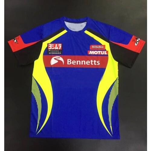 NEW Fashion MOTO GP Knight For SUZUKI Racing Team Quick Dry Riding T-Shirt MotorSports