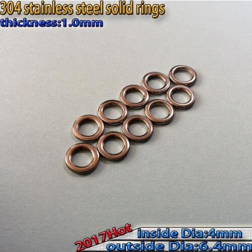 2017new fishing accessories solid ring with lures size 1.0mm*4mm*6.4mm quantity 500pcs/lot