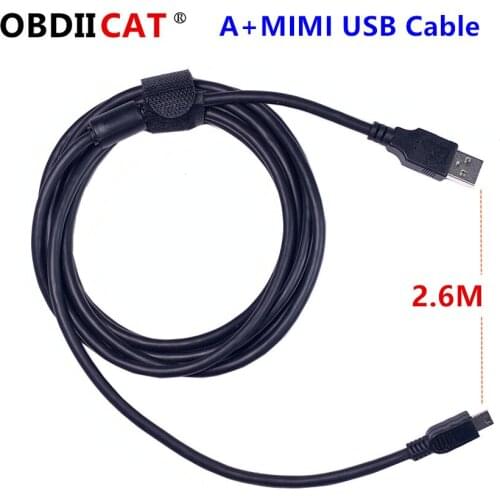 OBDIICAT USB Extension Cable Data Charging Cable Cord Adapter USB 2.0 Best Black length 2.6M Data Cables