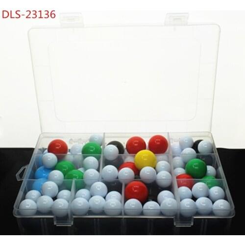 Wholesale 23mm molecular models,organic chemistry molecular model kit with box,Chemistry teaching supplies,DLS-23136