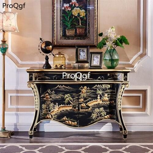 Prodgf 1Pcs A Set ins Romantic Chinese Traditional Corner Console Cabinet