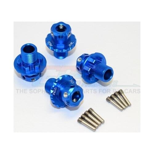 ALUMINUM ALLOY HEX ADAPTERS-4PC SET TMARTH010/4 for 1/8 TEAM MAGIC E6III HX EP 505005 / ARRMA FAZON/ NERO