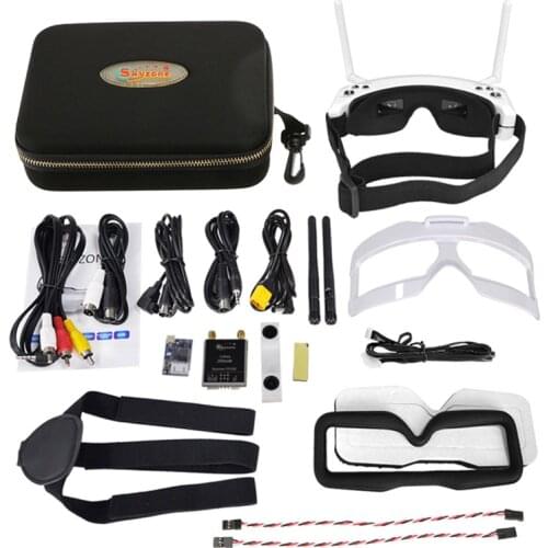 SKYZONE SKY02S V+ FPV 3D Video Glasses Head Tracking Built-in 5.8G Upgrade Version 48CH
