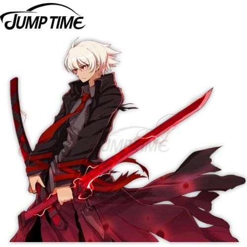 Jump Time 13 x 12.1cm For Chico Anime Windows Decal Vinyl Material Car Stickers Waterproof Fashion Body For Car