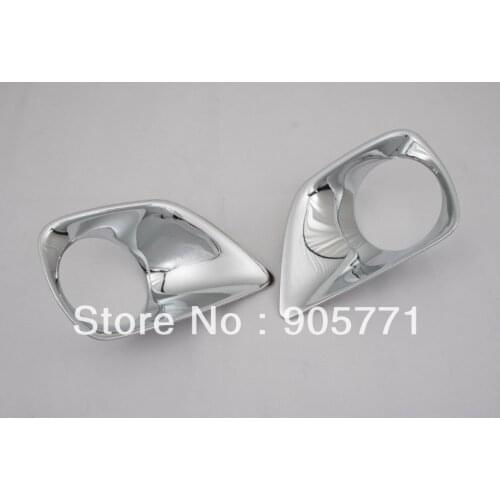 High Quality Chrome Front Fog Light Cover for Toyota Rav4 2013 Up free shipping