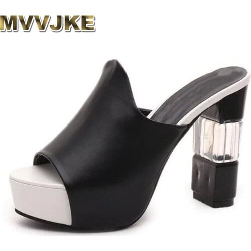 MVVJKE Women Shoes Platform Sandals Summer Sandals High Heels Sandals Women Party Shoes