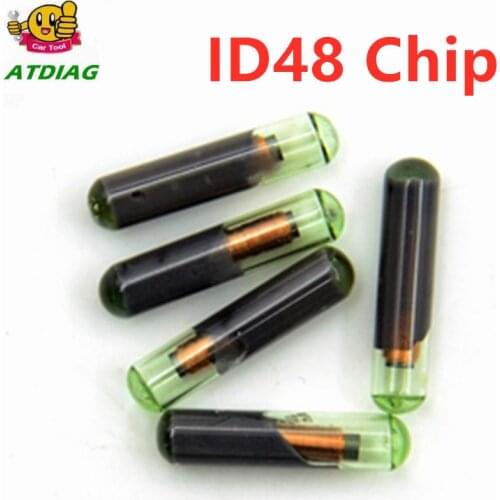 1pcs ID48 Chip Blank T6 Crypto Unlock Copy Car Key Glass Transponder Chip ID 48 Chip