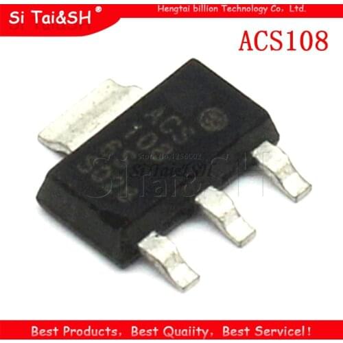 10PCS ACS108-6SN-TR SOT223 0.8A 600V SOT-223 ACS108-6SN ACS108 108-6S SOT ACS108-6S