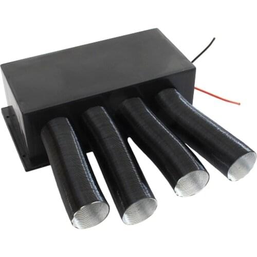 24V 4 Ports Car Heater Fast Heating Energy-saving Defroster Mist Eliminator for Trucks Buses Campers Caravans Car Accessories