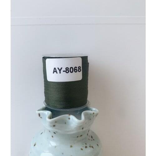 AY-8068 A Roll Wholesale 2mm-36mm 100% Pure Silk Embroidery Ribbons Handcraft Supply Double Faced Thin Taffeta Silk Ribbon