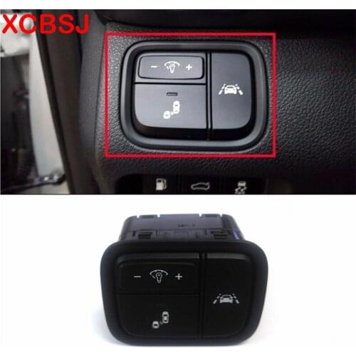 Side Crash Pad Switch Assy for KIA 2016 + Optima K5 Instrument brightness button radar assisted anti-slip button 93700D4100WK