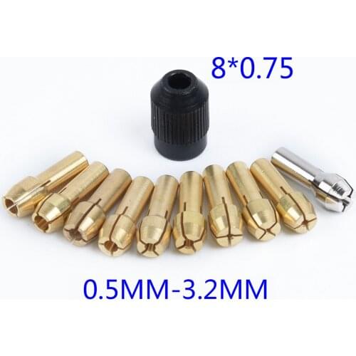 Collet Nut Quick Change Tools Grinding Metal Part For Electric Drill Rotary Tool