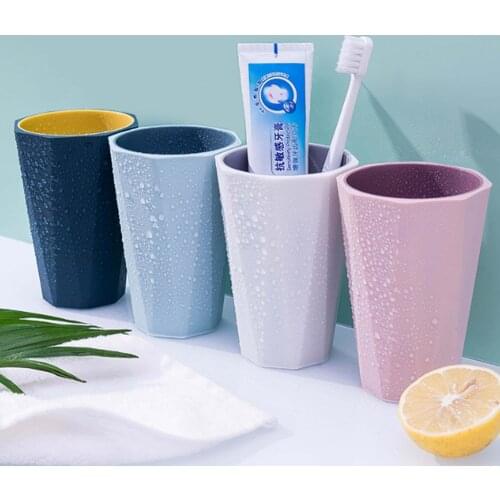 Creative Geometric Diamond Travel Brush Cup Mouthwash Cup Drink Cup Household Couple Toothbrush Cup