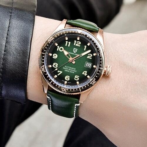 PAGANI Design 2020 Luxury Business Sport Mechanical Wristwatch Brand Men Watches Automatic leather 100M Waterproof Watch Men