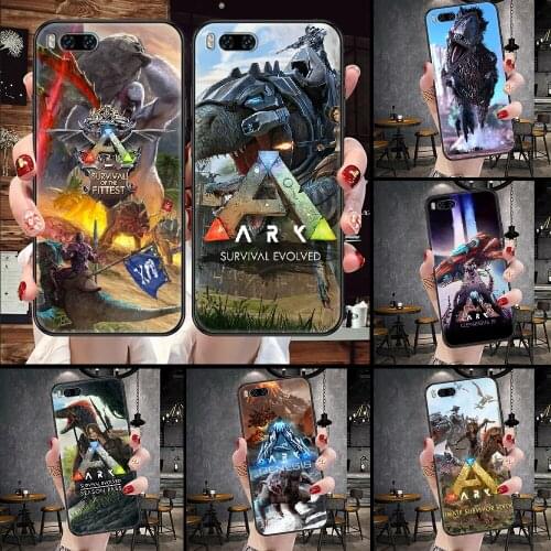 ARK Survival Evolved Game Phone Case For Xiaomi Mi Note 8 9 10 11 9T 10T A3 Lite Pro Ultra black art coque tpu funda 3D