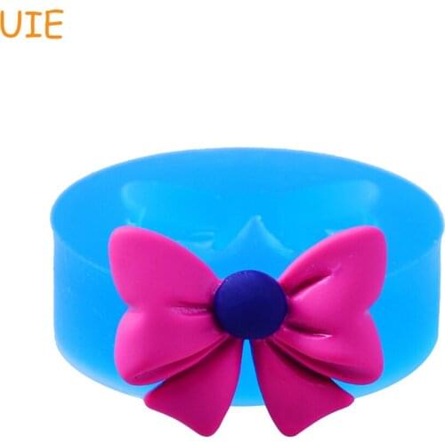 FYL509U 25.2mm Bow / Bowknot Silicone Mold - Ribbon Mold Sugarcraft, Cake Decorating, Fondant, Candy, Resin Jewelry Making, Wax