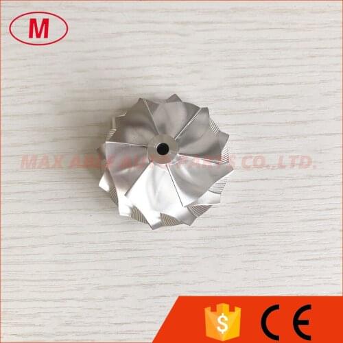 GT12 39.20/49.00mm 6+6blades high performance Turbo milling/aluminum 2618/billet compressor wheel