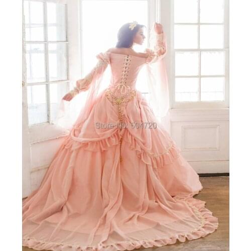 Tailored! 18 Century French Duchess Retro medieval Renaissance Reenactment Theatre Civil war Victorian dress HL-484