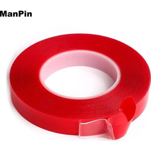 3m Acrylic Double Side Adhesive Tape Transparent Sticker No Traces For LED Strip Car Auto Interior DIY Home Work Wall Photoes