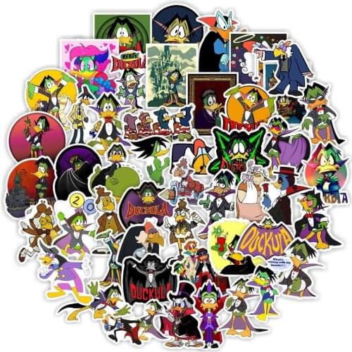 10/50Pcs countduckula Graffiti Stickers Mixed Style Toys For Suitcase Laptop Bike Luggage Car Scooter Skateboard Sticker