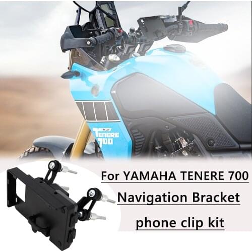 NEW Motorcycle Handlebars Phone USB Navigation Bracket mobile phone clip kit For Yamaha Tenere 700 T7 T700 Navigation Bracket