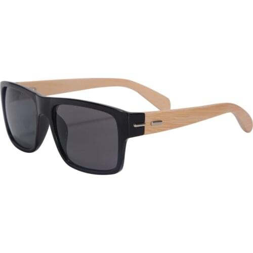 SHINU Myopia Polarized Glasses Square Bamboo Wooden 5 Colors Prescription Men Glasses Frames Sun Glasses Eyewear Eyeglasses