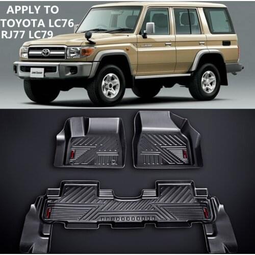 Use for TOYOTA 70series LC76 LC79 RJ77 custom car All-Weather TPO car Floor Mat grj76LC76 LC79waterproof trunk mat car floor mat