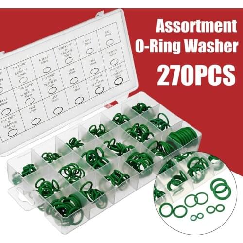 NBR Rubber O Ring Oil Resistance O-Ring Washer Seals Watertightness Assortment Different Size With Plactic Box Kit Rubber Seal