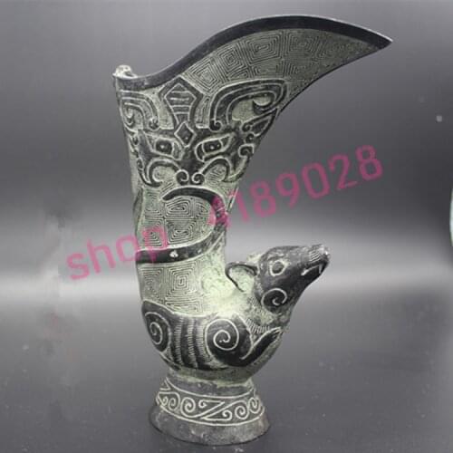 Ancient bronzes, twelve Chinese Zodiac mice Warring States cups, antiques Collectibles