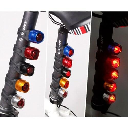 Cycling FlashLight Safety Warning Tails Light Cycling Equipment Bicycle Accessories Newest Waterproof Bike Rear Light LED Helmet