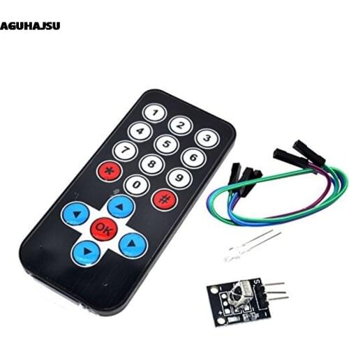 1set Infrared IR Wireless Remote Control Module Kits DIY Kit HX1838 For Arduino Raspberry Pi
