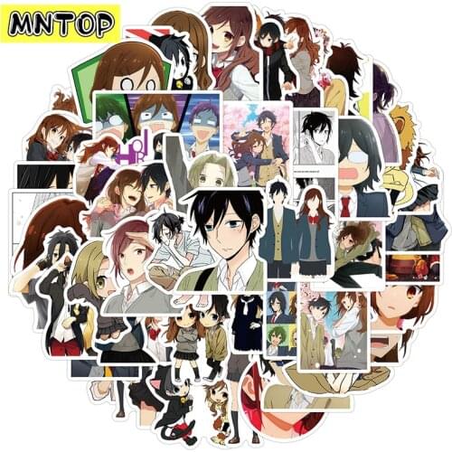 10/30/50Pcs/set Cartoon Anime Horimiya Pvc Graffiti Sticker For Kids Luggage Skateboard Helmet Laptop Case Trolley Fruits