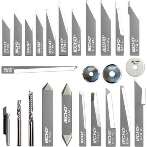 10pc iECHO Vibration Blade Vibrating Knife for CNC Digital Cutting Machine E E13 E16 E17 E18 E21 E26 E28 E42 E46 E50 E55 E58 E64